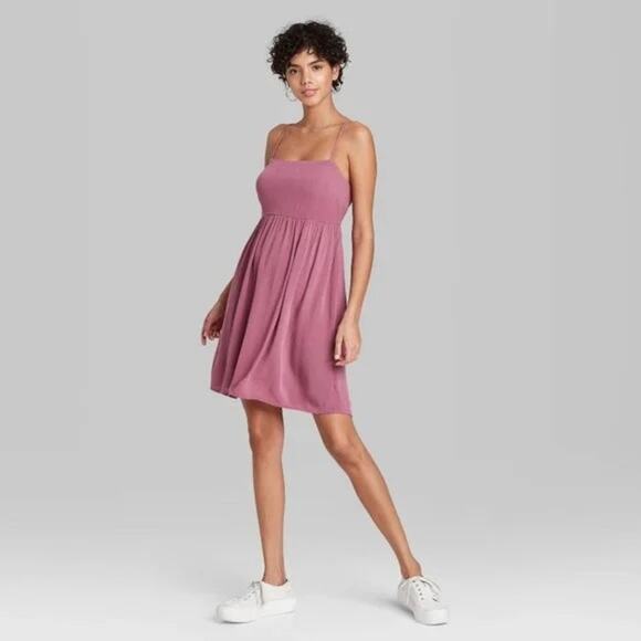 Wild Fable Pink Open Back Sundress‎ - Size Large - Picture 1 of 6